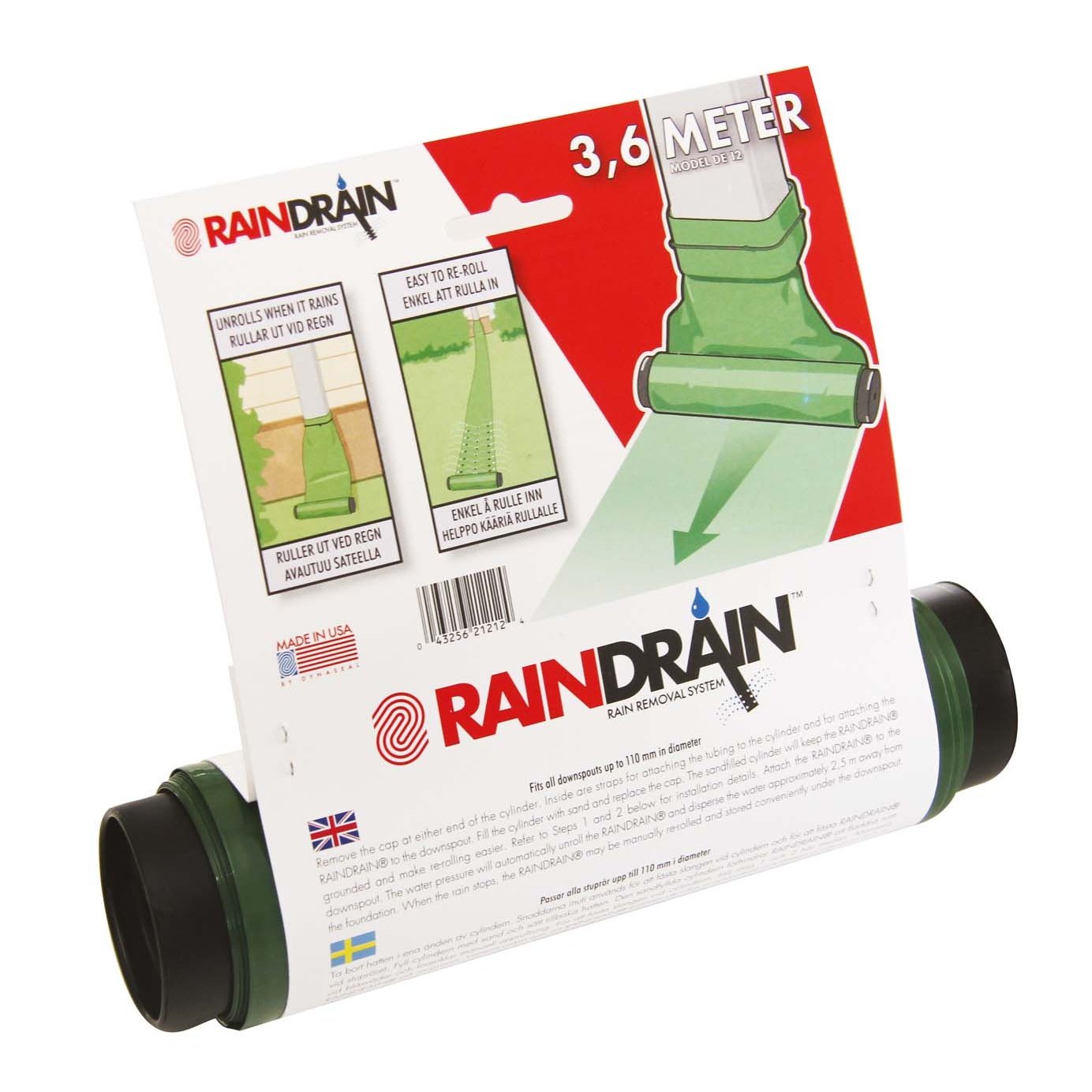Regnvattenspridare Rain Drain - 3.6 meter
