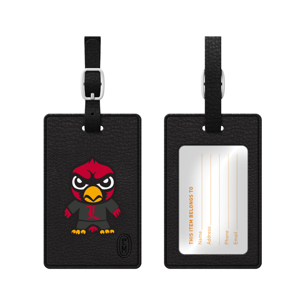 University of Louisville Faux Leather Luggage Tag, Classic