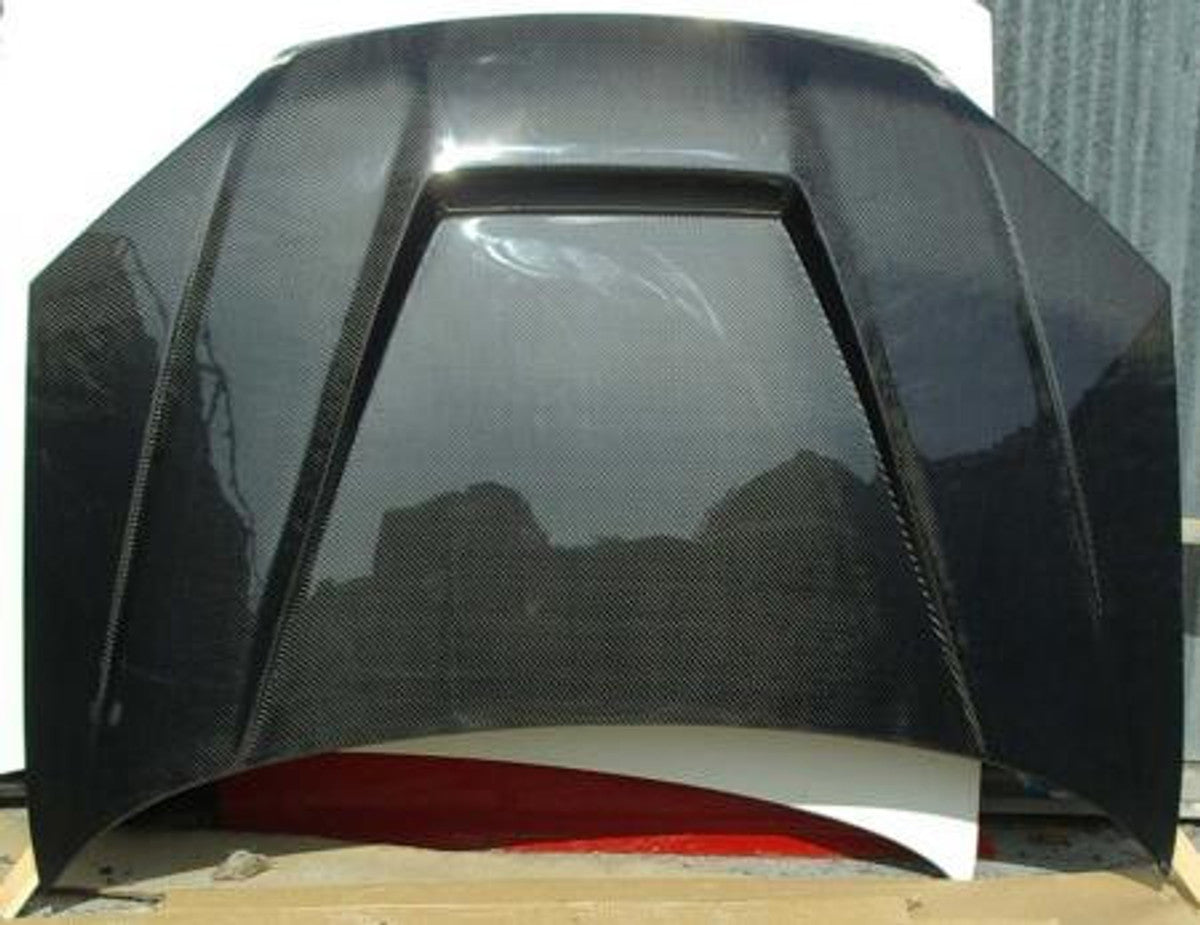 AC961HCI - Advan Intruder Design 2005-2007 Ford Focus Intruder Carbon Fiber Hood