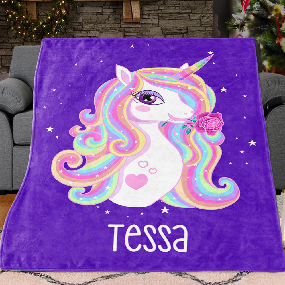 custom name blankets