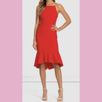 Load image into Gallery viewer, Chiara Midi Dress - Red
