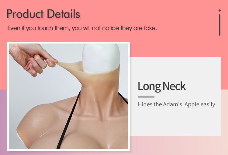 Long Neck Hides the Adam's Apple easily