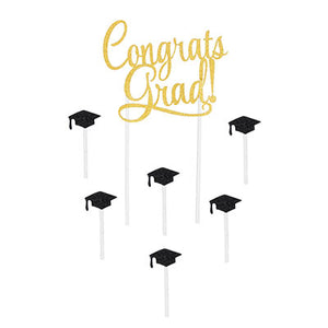 Download Cake Topper Congrats Grad Party World