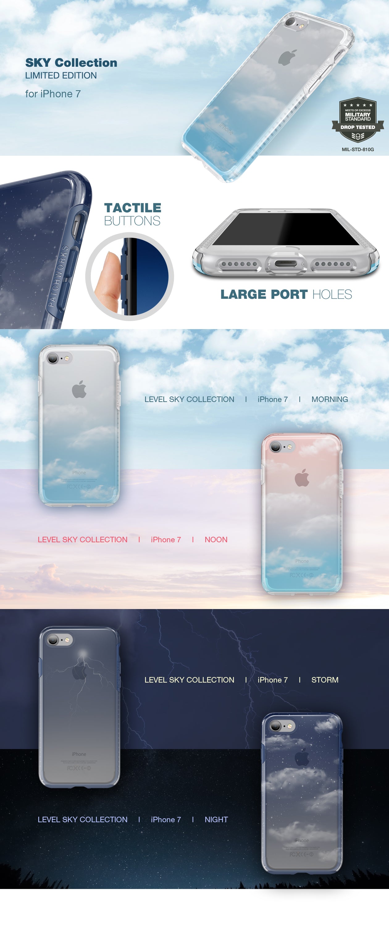 Patchworks Level Sky Collection for iPhone 7