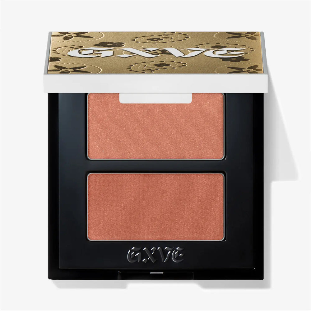 GXVE Beauty Feelin' Cheeky Blush Duo Swatches - Coffee & Makeup
