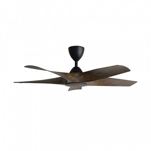 Alkova AXIS 5B/48 MATT BLACK/OAK Ceiling Fan 48" 5 Blades Matt Black/Oak | TBM Online