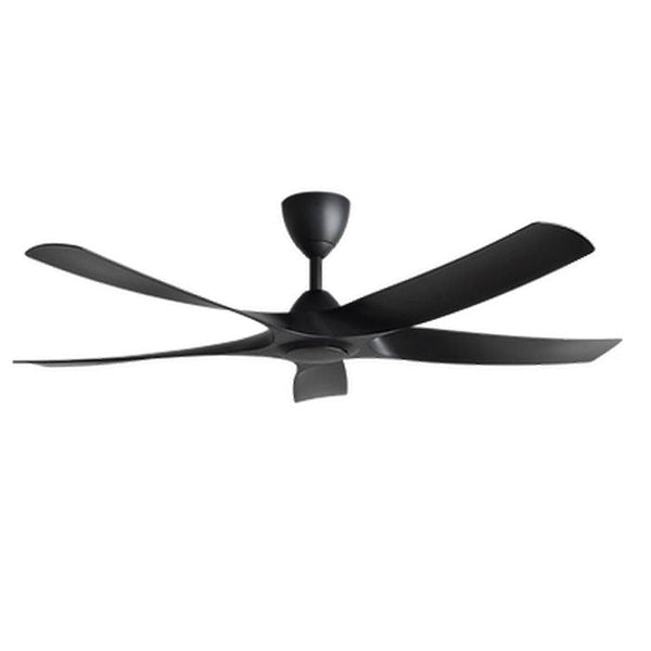 Alkova AXIS 5B/56 MATT BLACK Ceiling Fan 56" 5 Blades Matt Black | TBM Online