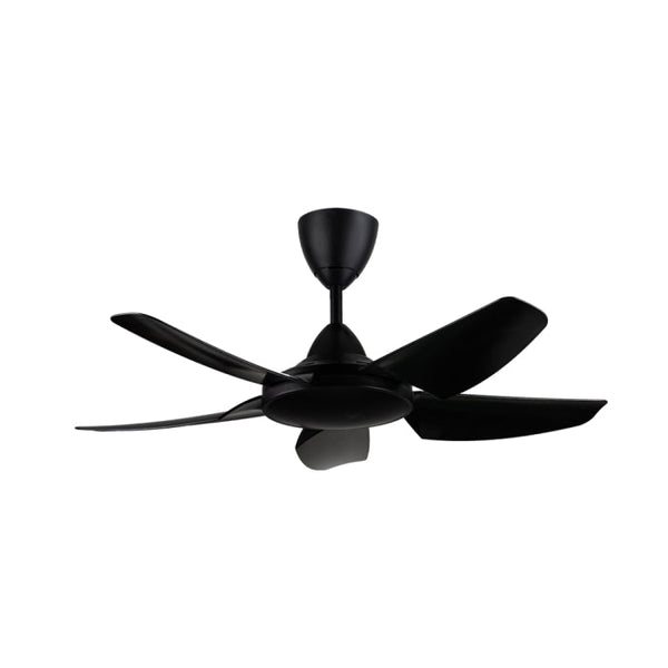 Alpha AX666 (DC) 5B/40 BLACK Ceiling Fan 40" 5 Blades With DC Motor Black | TBM Online