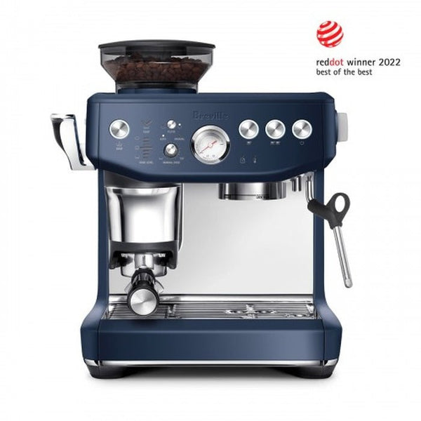 Breville BES876DBL Espresso Coffee Machine Barista Express Impress Damson Blue | TBM Online