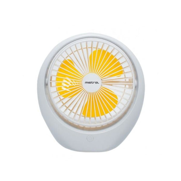 Mistral MRF65-YELLOW Mini Rechargeable Fan | TBM Online