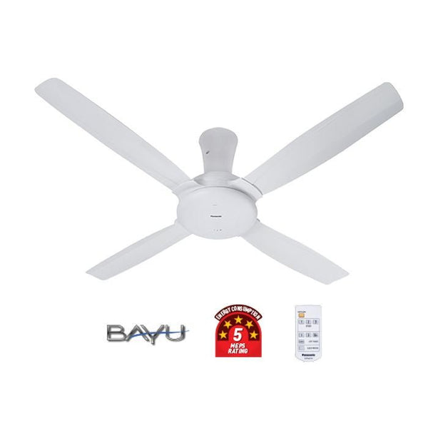 Panasonic F-M14CZVBWH Ceiling Fan BAYU 4 Blade White | TBM Online