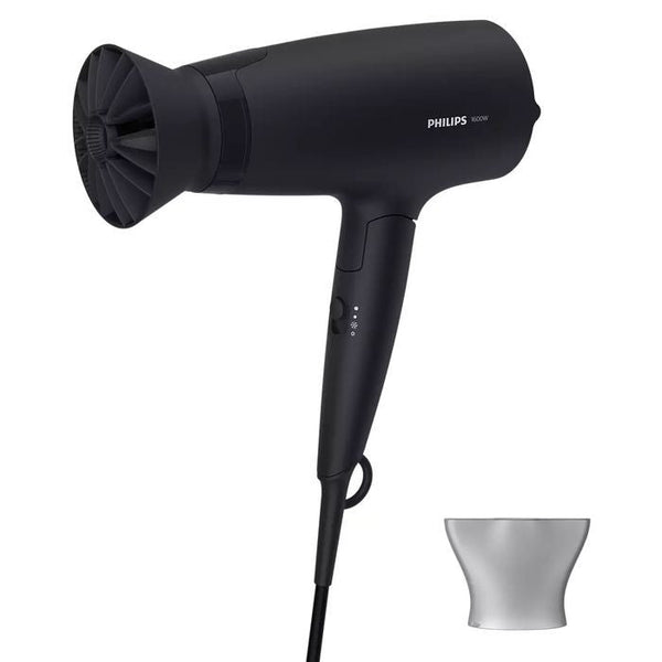 Philips BHD308/13 Hair Dryer 3000 Thermo Protect Foldable 1600W Black | TBM Online