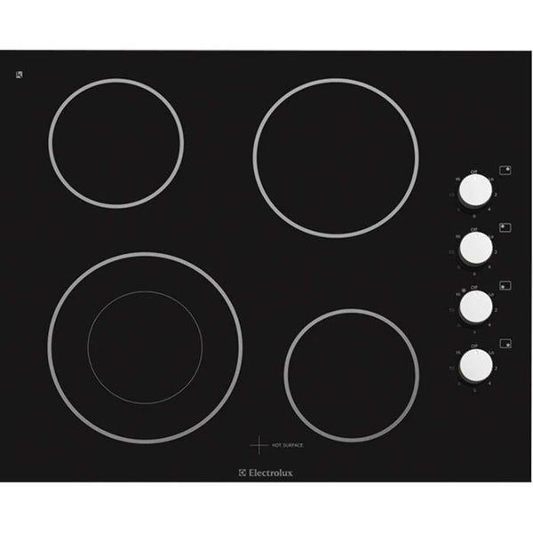 Electrolux EHEC65BS Built-In Ceramic Hob 4 Cooking Zones | TBM Online