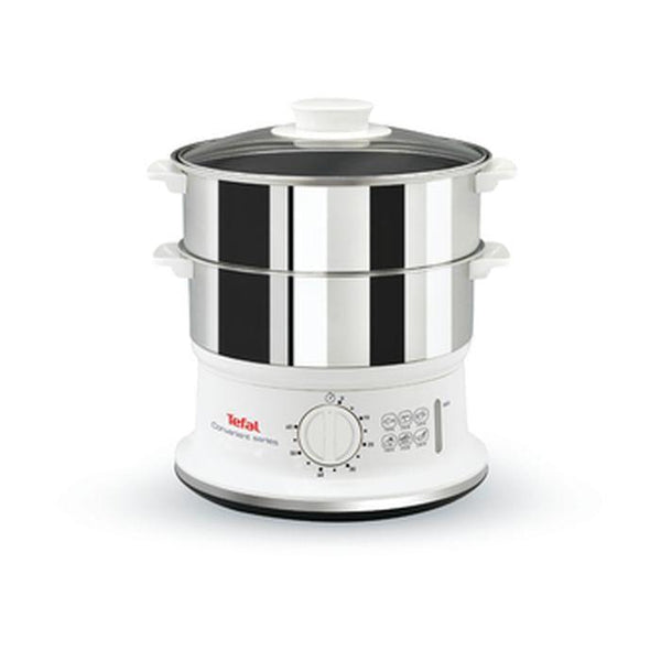 Tefal VC1451 Food Steamer 2 Tiers Round 980W Stainless Steel | TBM Online