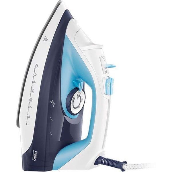 Beko SIM7124B Steam Iron 2400W 3 Way Safety Shut Down White And Blue | TBM Online