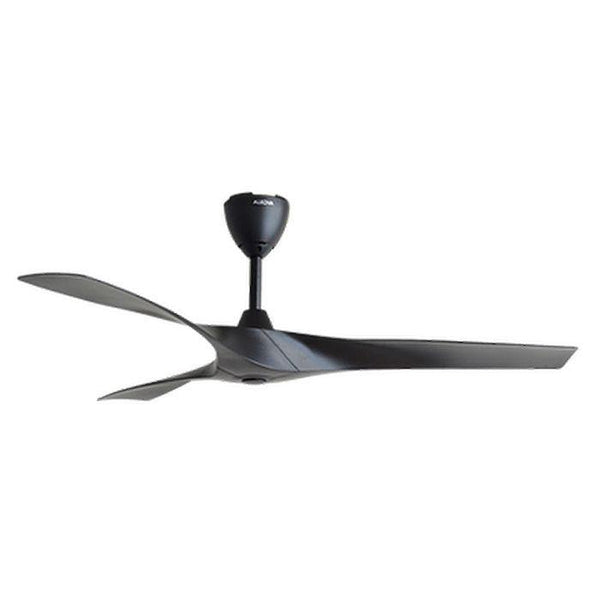 Alkova AXIS 3B/56 MATT BLACK Ceiling Fan 56" 3 Blades With Remote Matt Black | TBM Online