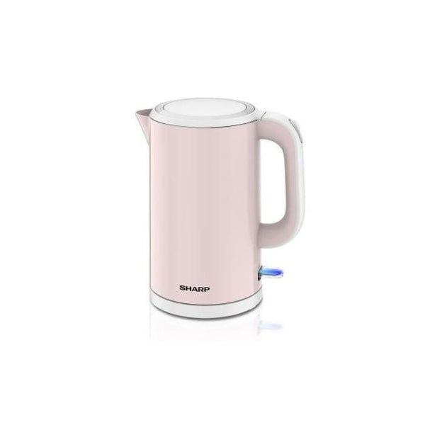 Sharp EKJ171PK Kettle 1.7L Double Wall Stainless Steel Pink | TBM Online