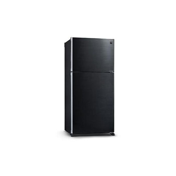 Sharp SJP601MFMK Fridge 2 Doors G610L Inverter Black Metal | TBM Online