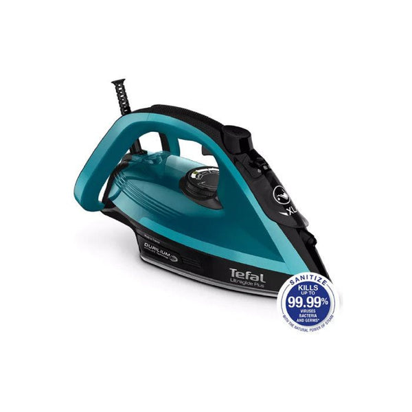 Tefal FV5847 Steam Iron Ultraglide Plus Auto Off Steam Boost 5 Steam Settings Sanitize | TBM Online