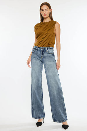 Mid Rise Wide Leg Jeans - The Southernist