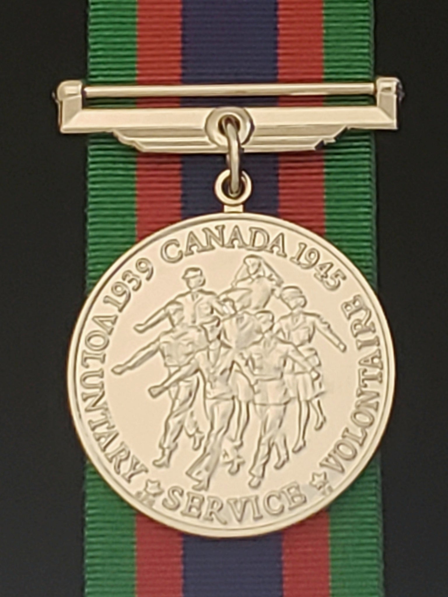 WW2 Canadian Volunteer Service Medal, Reproduction – Defence Medals Canada