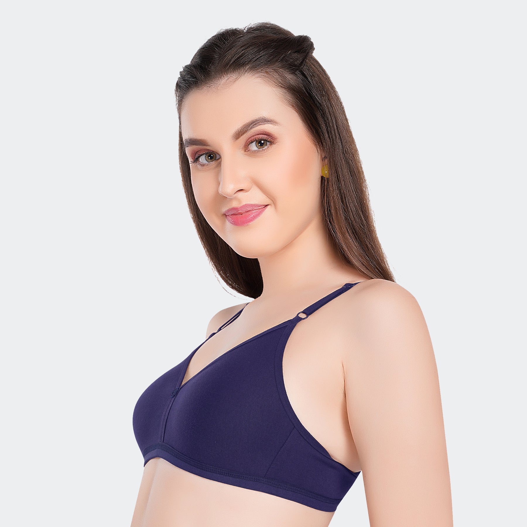 Prithvi INNER WEARS Women's Glory Bra (M Blue; 90) – NavaStreet