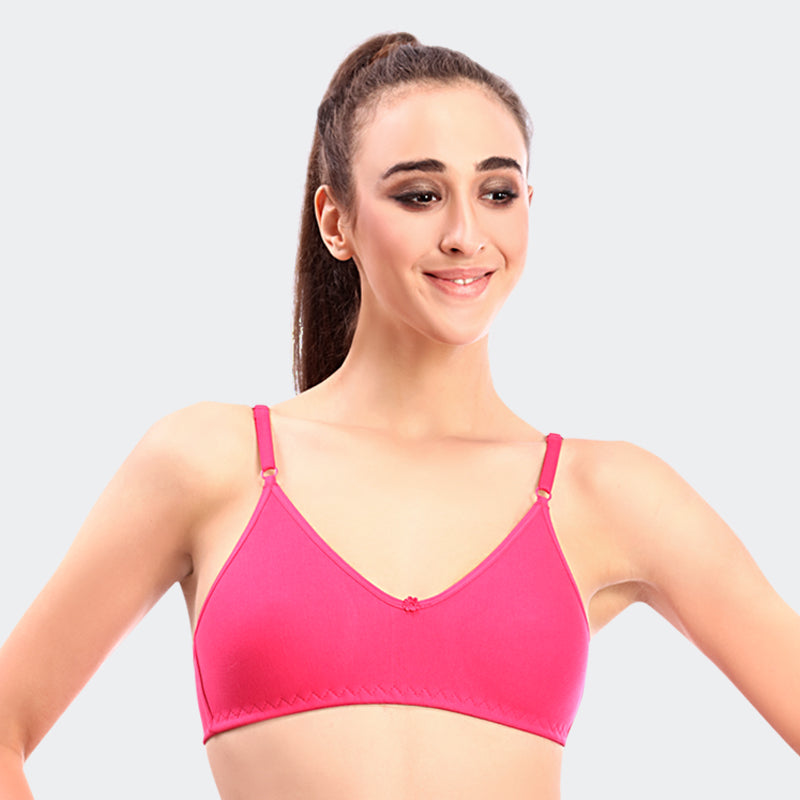 Buy Prithvi PRENCY Inner Wears/Explore Oasis - Full Coverage Prency Bra B  Cup for Women, 100% Super Combed Cotton, Softened Shoulder Strap