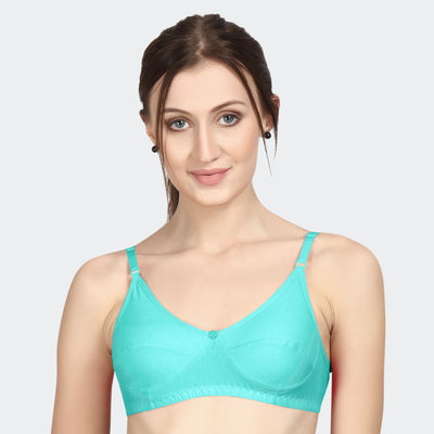 PRITHVI INNER WEARS Prency Colour -Lotus And Indigo Women Full Coverage Non  Padded Bra - Buy PRITHVI INNER WEARS Prency Colour -Lotus And Indigo Women  Full Coverage Non Padded Bra Online at