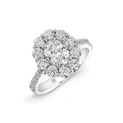 halo engagement ring, metalmark fine jewelry bridal