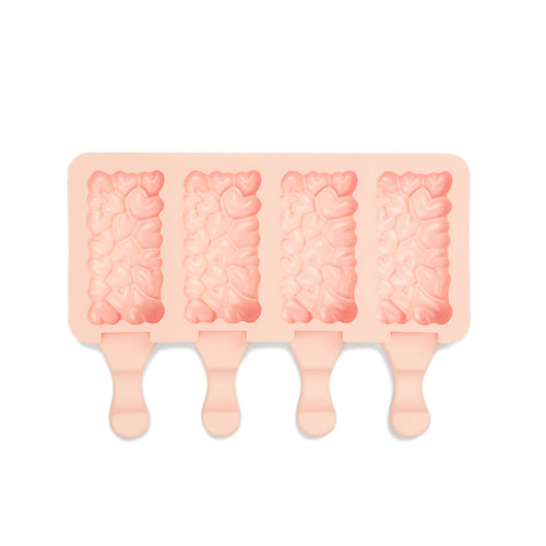 Popsicle Molds, Cakesilce Mold,silicone Popsicle Molds, Popsicle Mold 12  Pieces 50 Popsicle Sticks pink -  Denmark