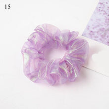 Load image into Gallery viewer, Transparent Butterfly Tulle Mesh Chiffon Scrunchie 30 | Demonarca
