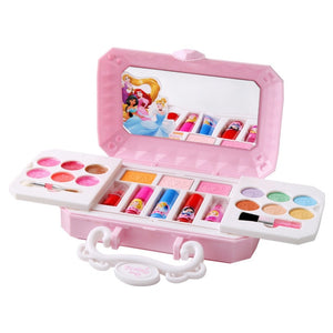Disney girls snow White Princess makeup toy with box eye shadow safe non-toxic Mini cosmetic set birthday present