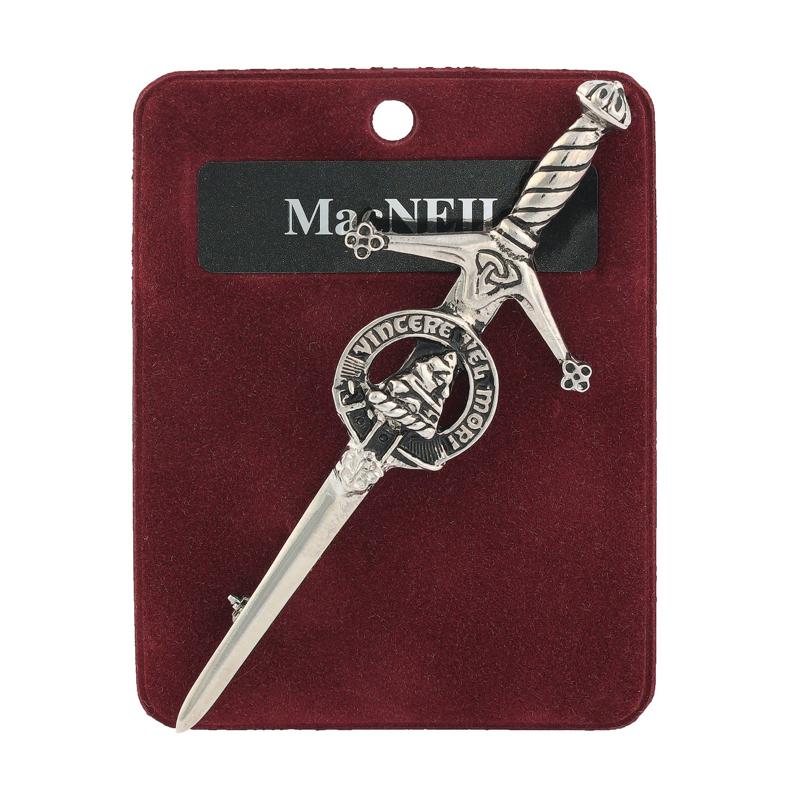 Art Pewter Kilt Pin Macneil