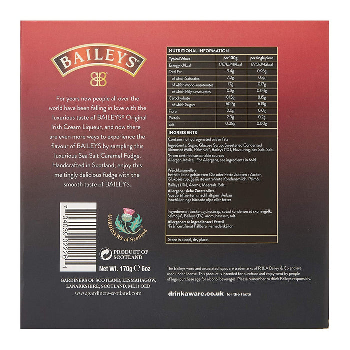 Baileys Sea Salt & Caramel Carton - Heritage Of Scotland - NA