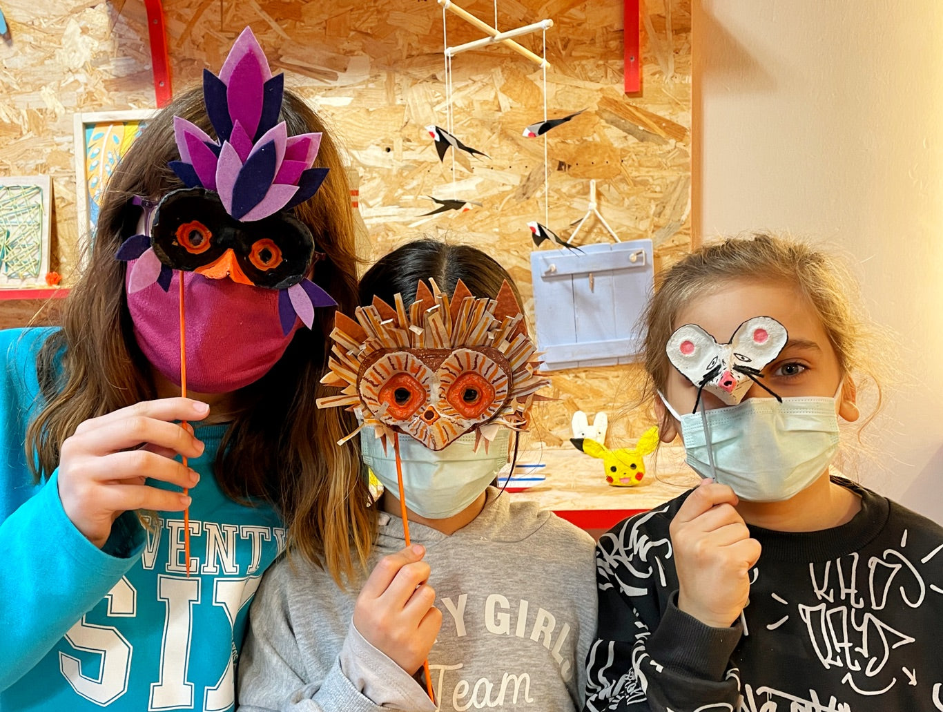Caligrafía Onza El otro día Tutorial máscaras de Carnaval para hacer con niños – BRICOTECA