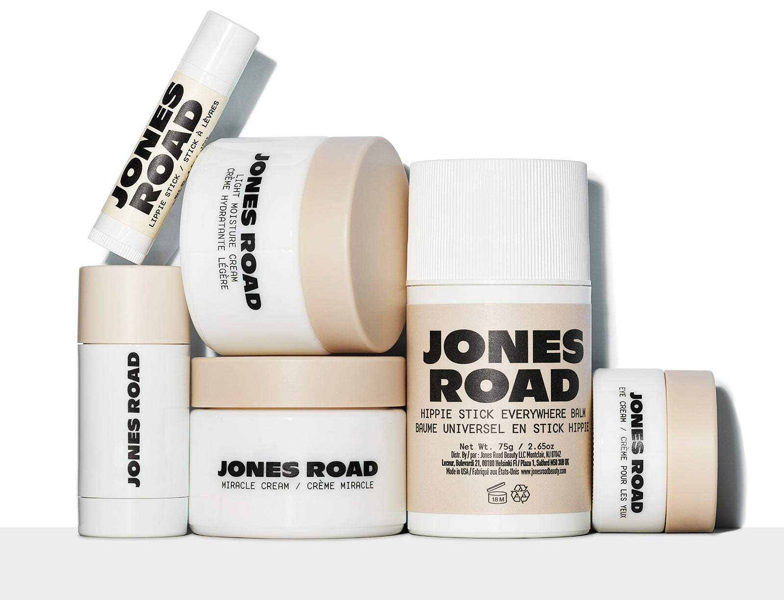 Jones Road Beauty skincare lineup