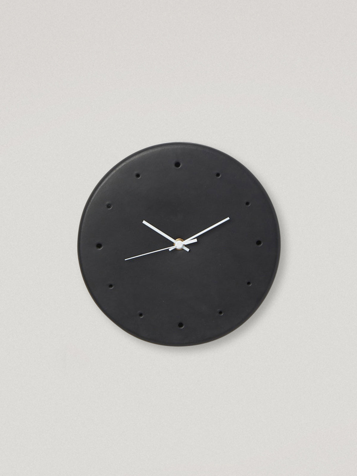 Leather clock <natural> Hender Scheme