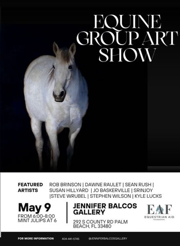 Jennifer Balcos Gallery equine group show May 9, 2024