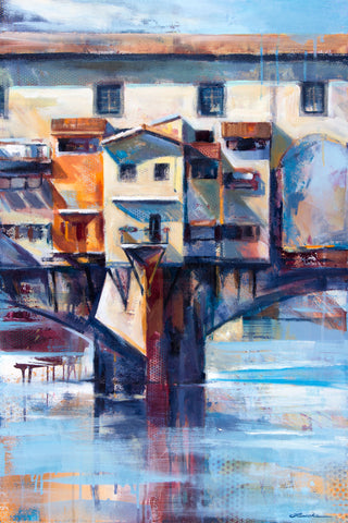Il Ponte Vecchio original painting by Kyle Lucks