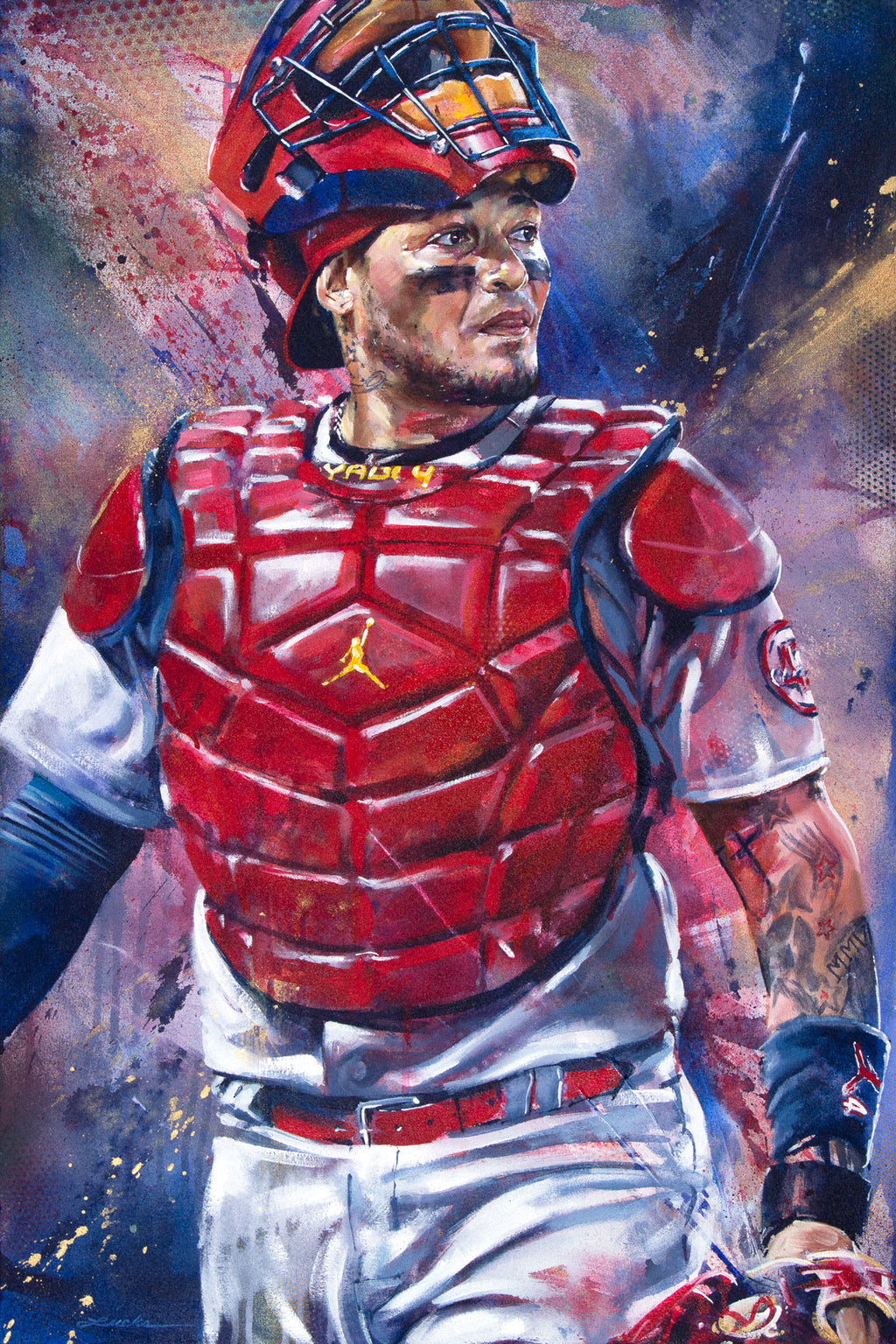  Yadier Molina baseball card 2018 Donruss Optic Chrome #174 All  Stars (St Louis Cardinals) : Sports & Outdoors