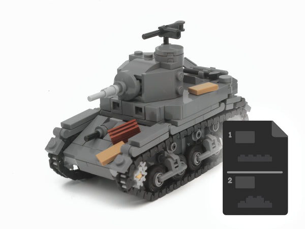 Girida-o Tank Custom Lego Model PDF Instructions 
