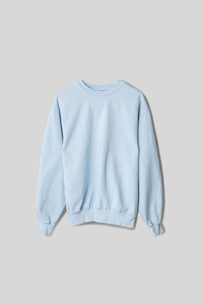 Crew Neck Baby Blue Sweatshirt – Fall Winter Spring Summer