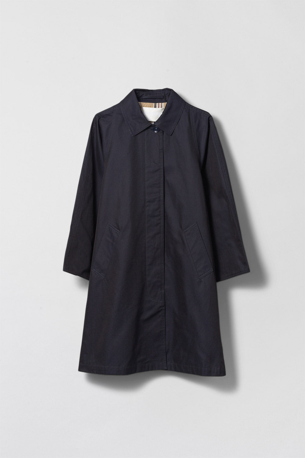 Anchorage Trench Coat Navy Blue