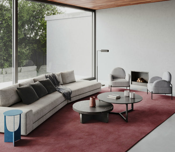 This sofa's vibrant palette infuses joy and energy into your living area.