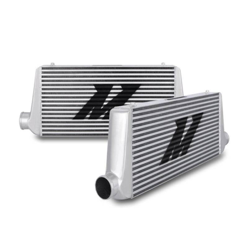 MMINT-UR Mishimoto Universal Silver R Line Intercooler Overall Size: 31x12x4 Core Size: 24x12x4 Inlet / Outle