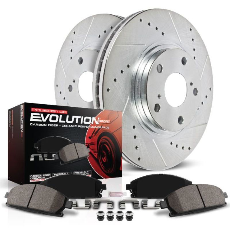 Power Stop 0410 BMW X3 Rear Z23 Evolution Sport Brake Kit