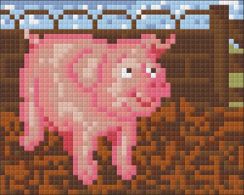 Pixel Klassik Set - Schwein