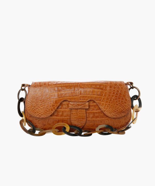 Crocodile clutches, crossbody & saddlebags