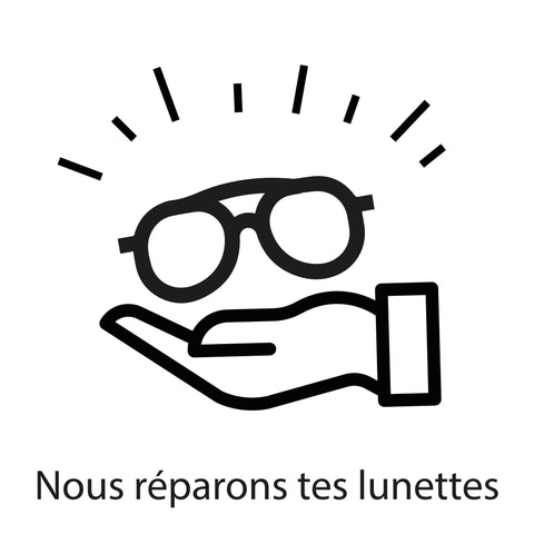 Nous réparons tes lunettes