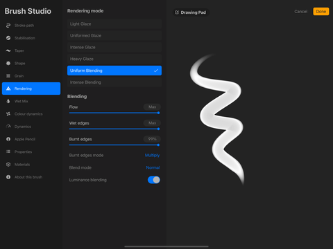 Blend Modes and Pressure SensitivitY